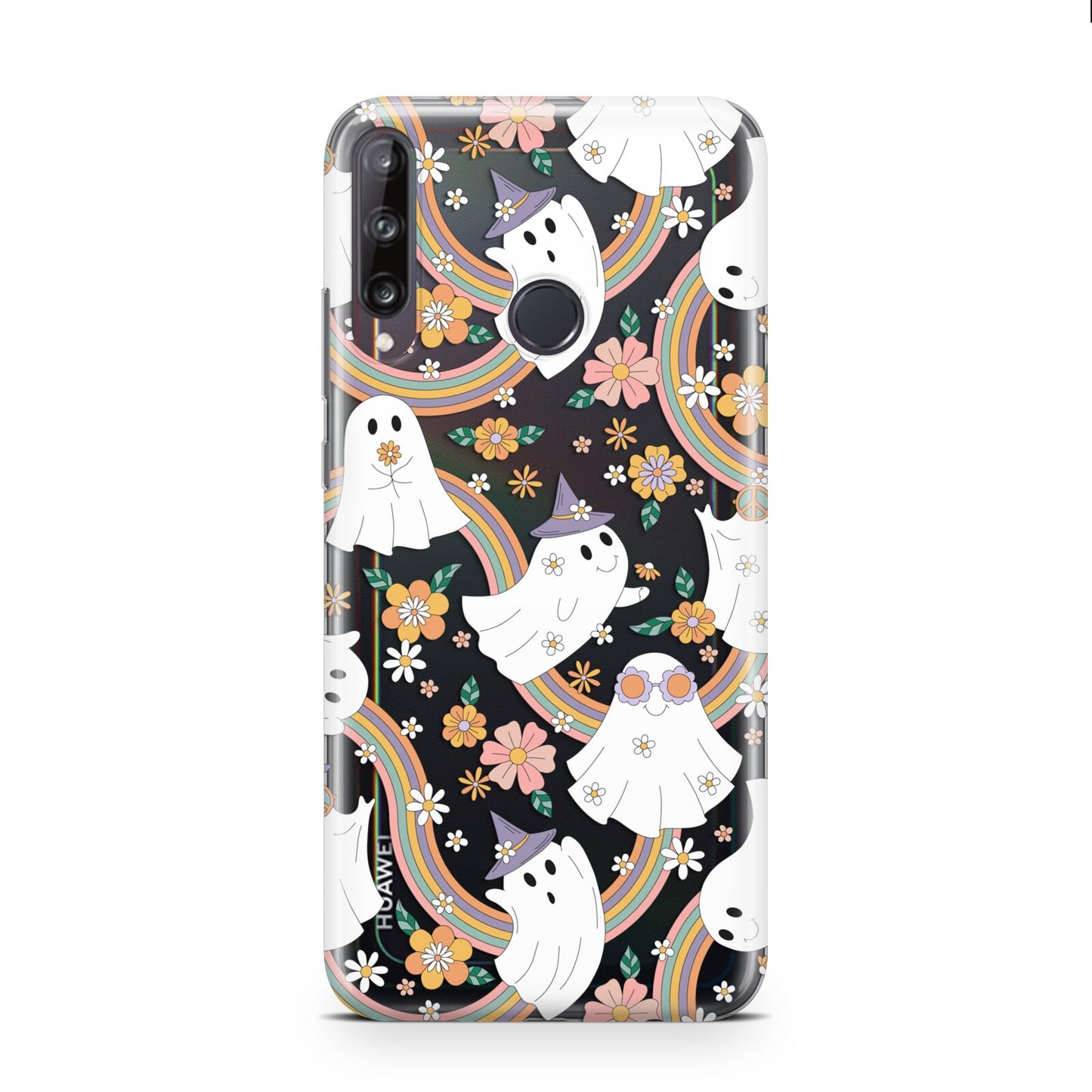 Rainbow Ghost Huawei P40 Lite E Phone Case