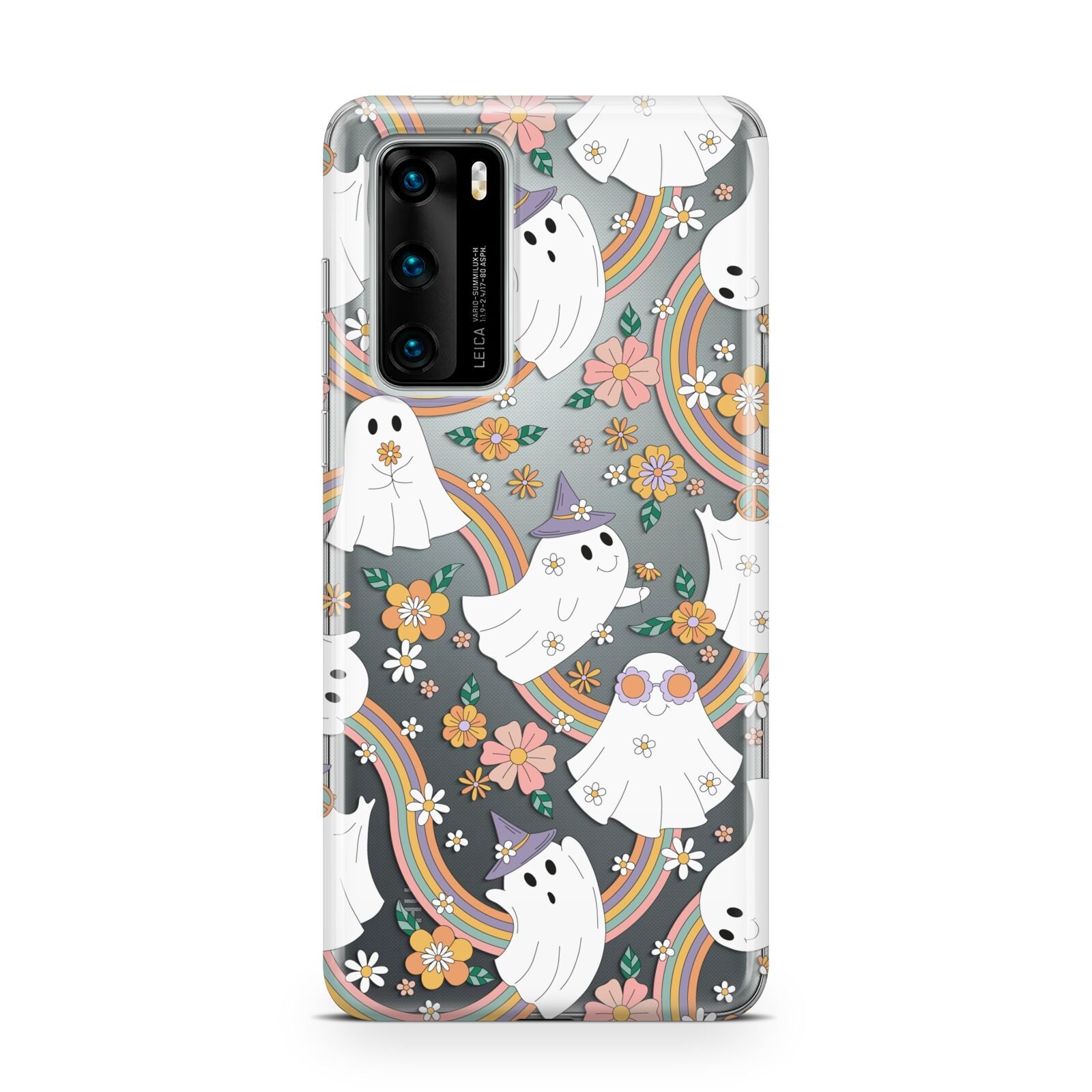 Rainbow Ghost Huawei P40 Phone Case