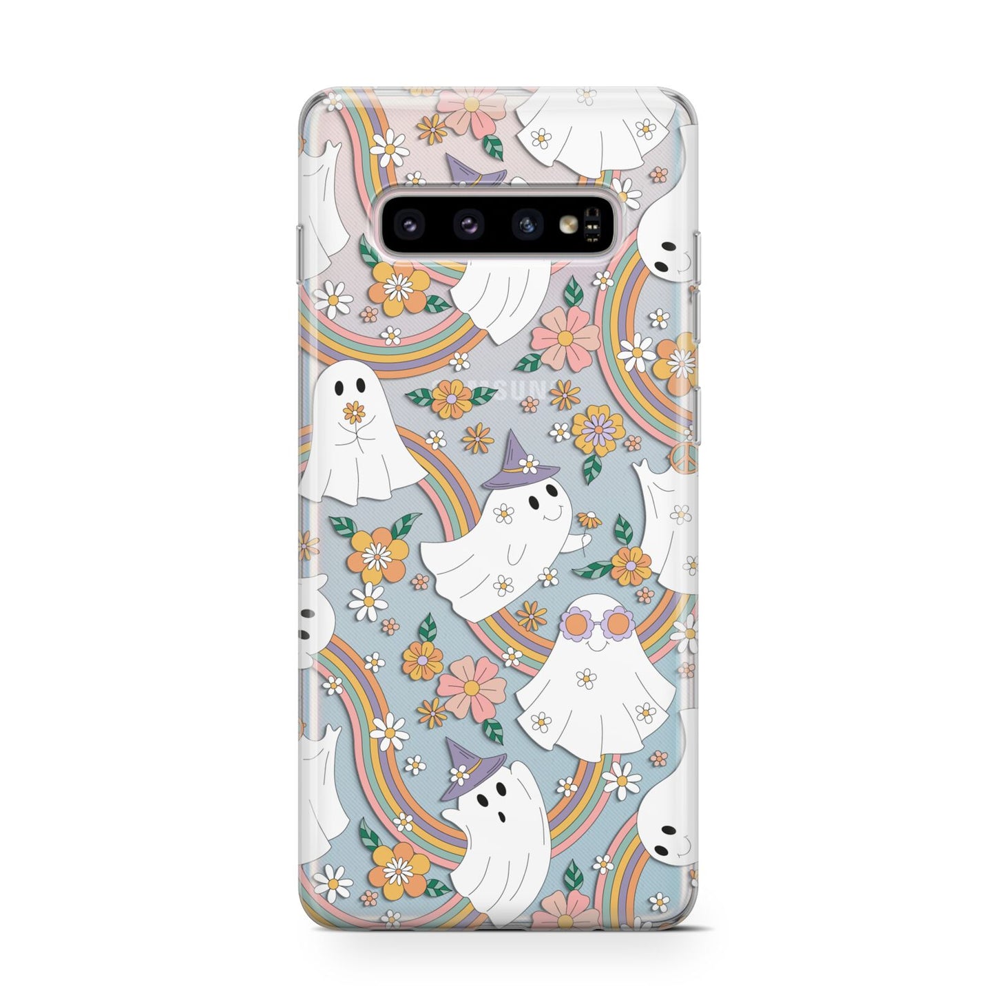 Rainbow Ghost Protective Samsung Galaxy Case