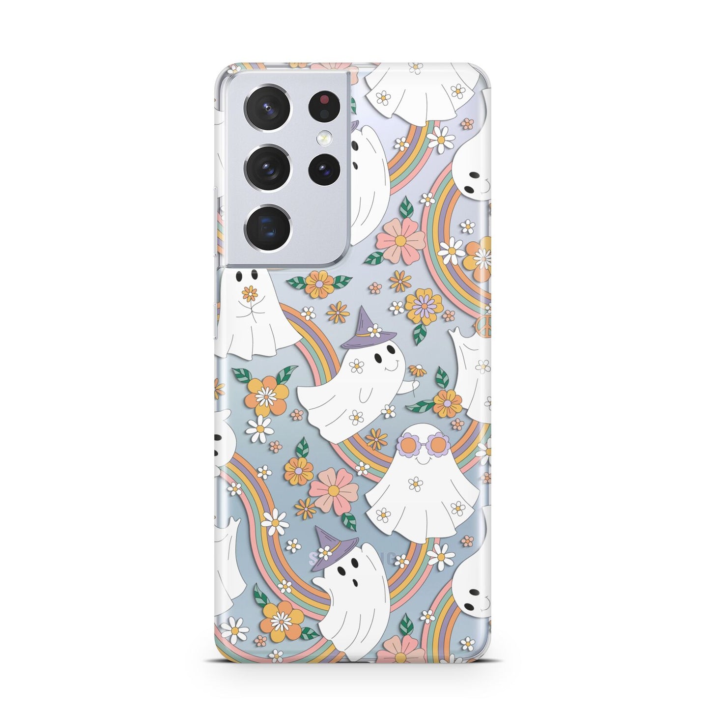 Rainbow Ghost Samsung S21 Ultra Case