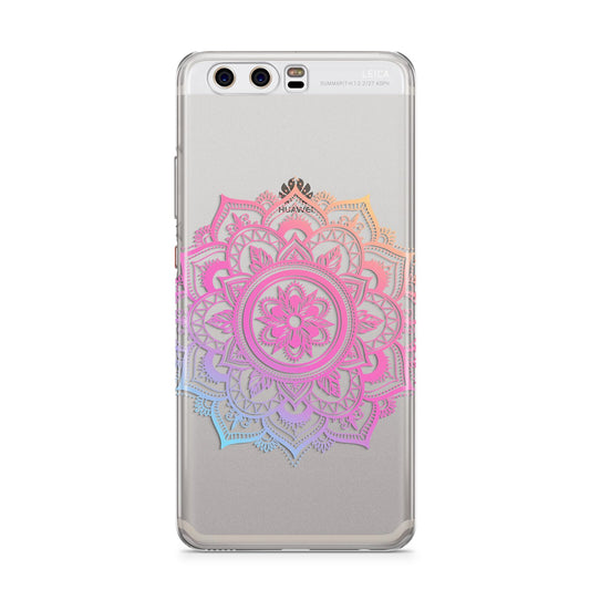 Rainbow Mandala Huawei P10 Phone Case