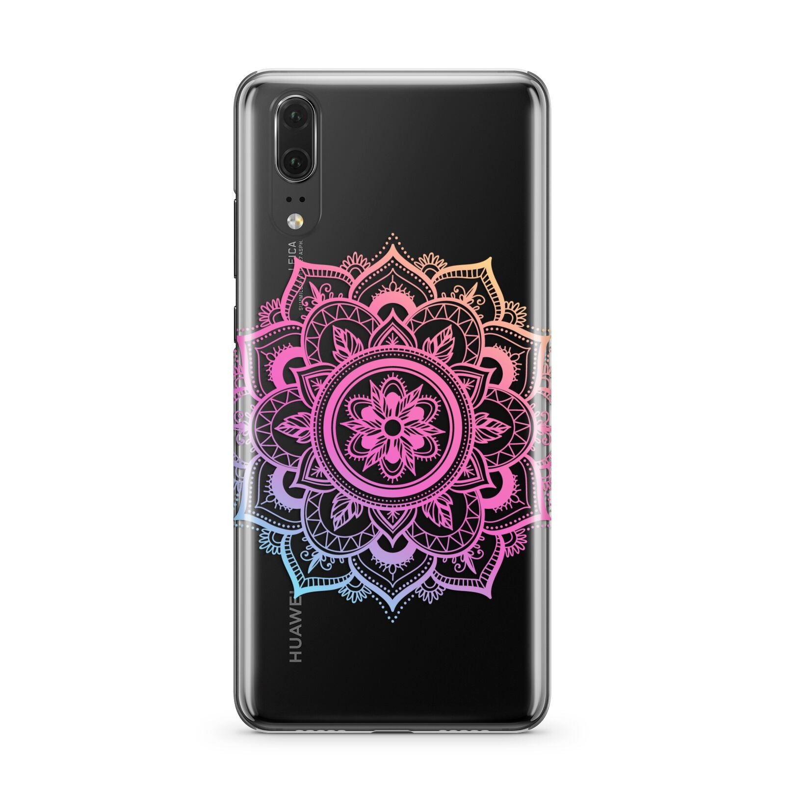 Rainbow Mandala Huawei P20 Phone Case