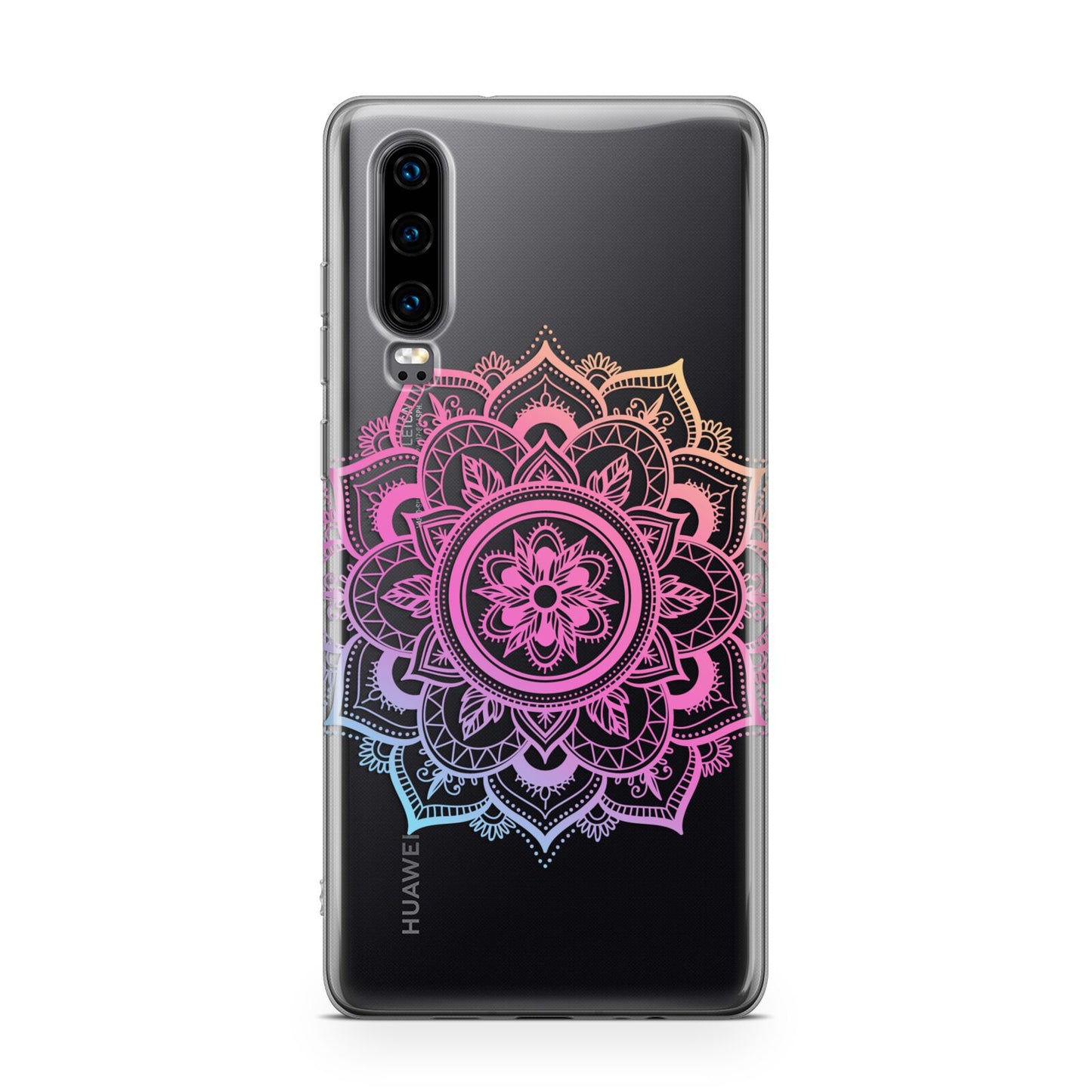 Rainbow Mandala Huawei P30 Phone Case