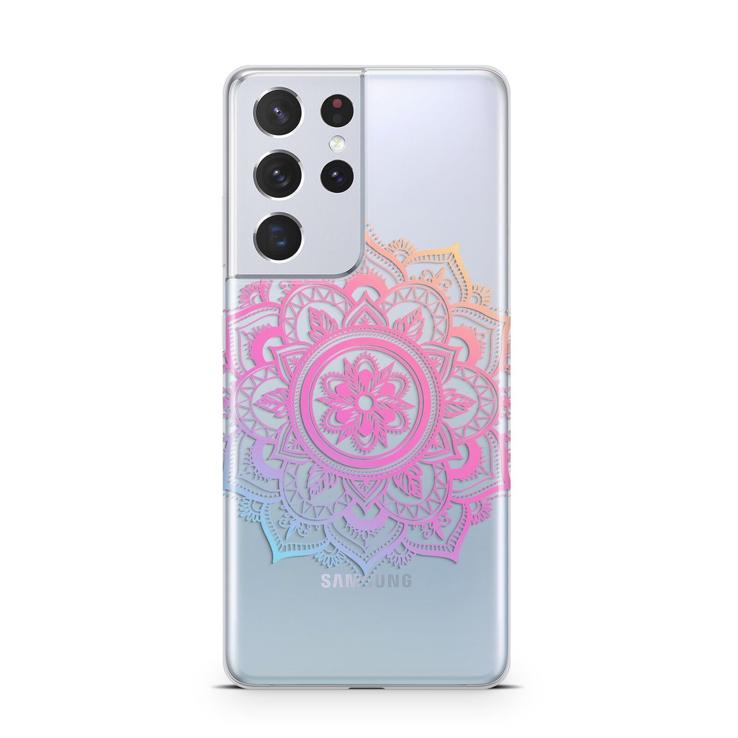 Rainbow Mandala Samsung S21 Ultra Case