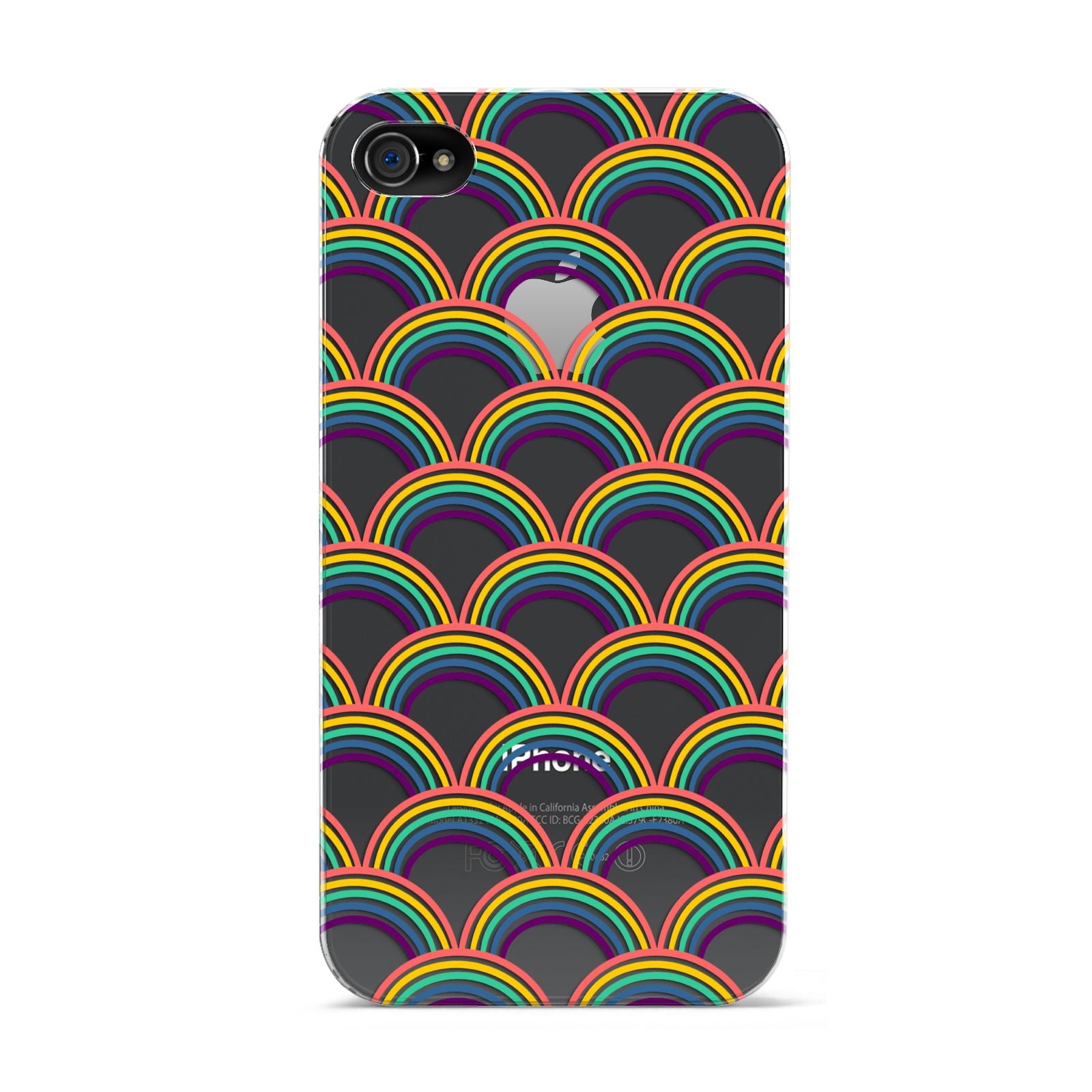 Rainbow Pattern Apple iPhone 4s Case