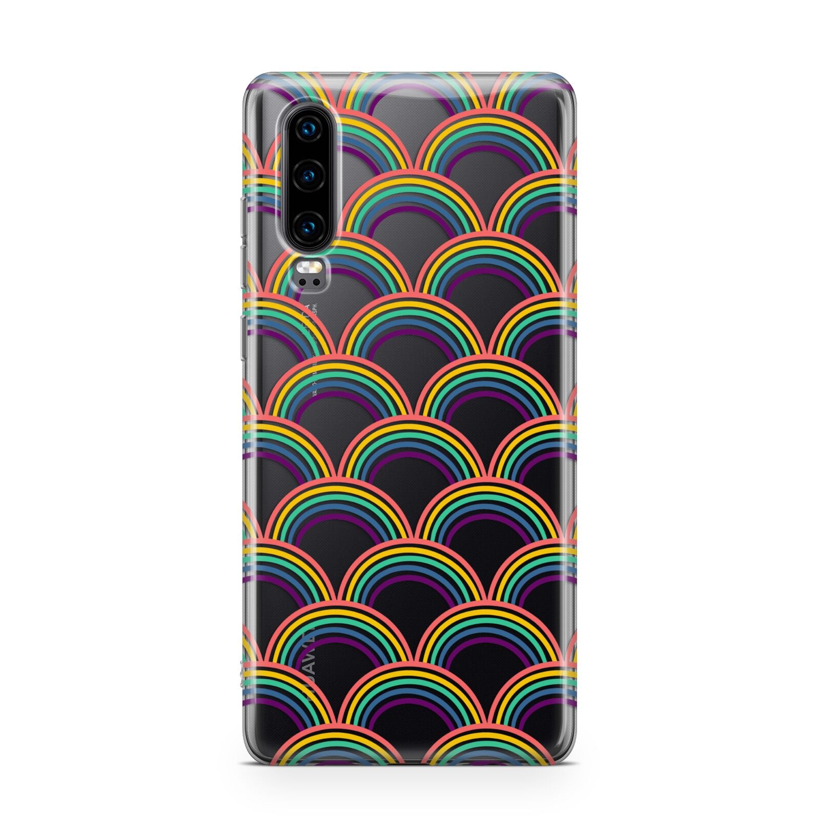 Rainbow Pattern Huawei P30 Phone Case