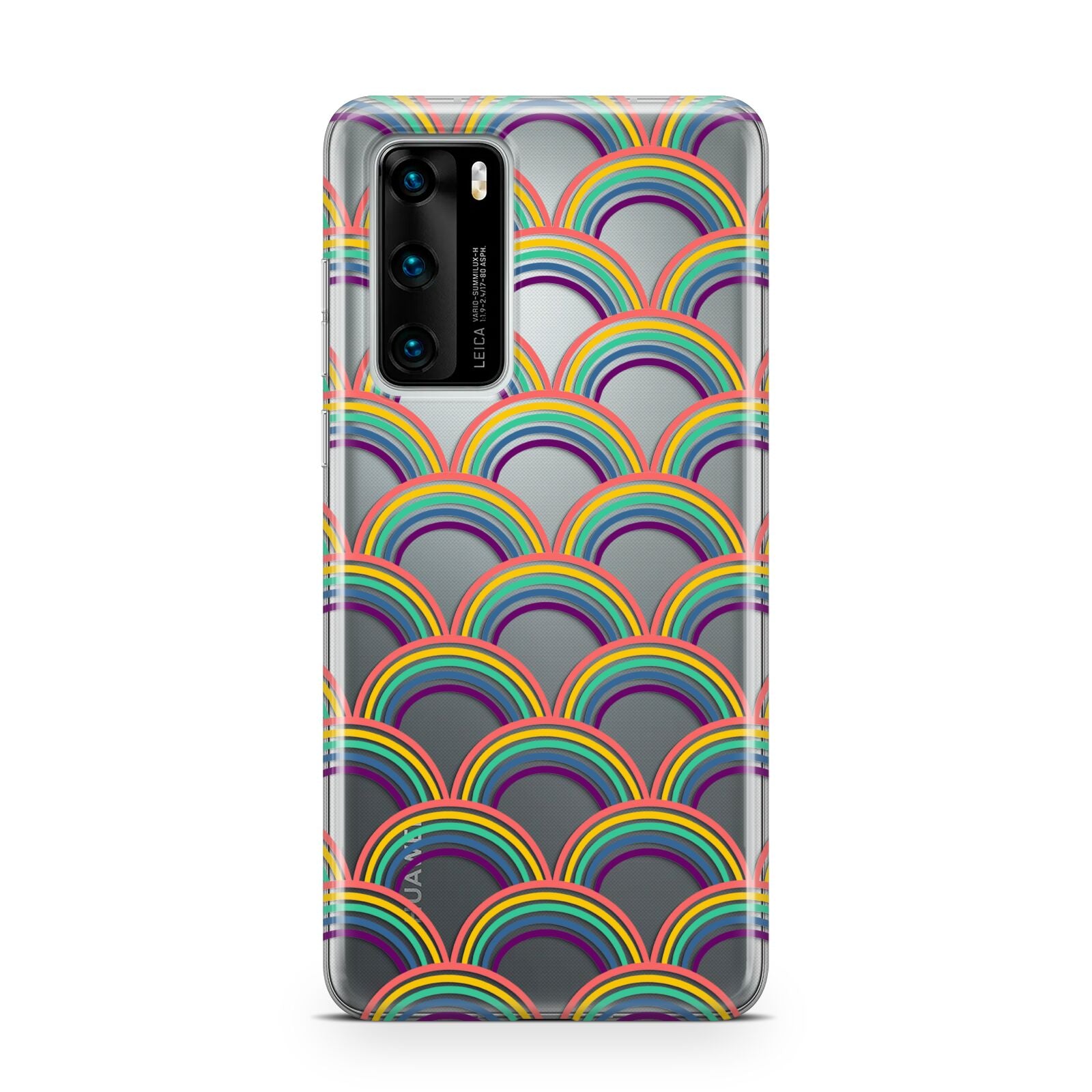 Rainbow Pattern Huawei P40 Phone Case