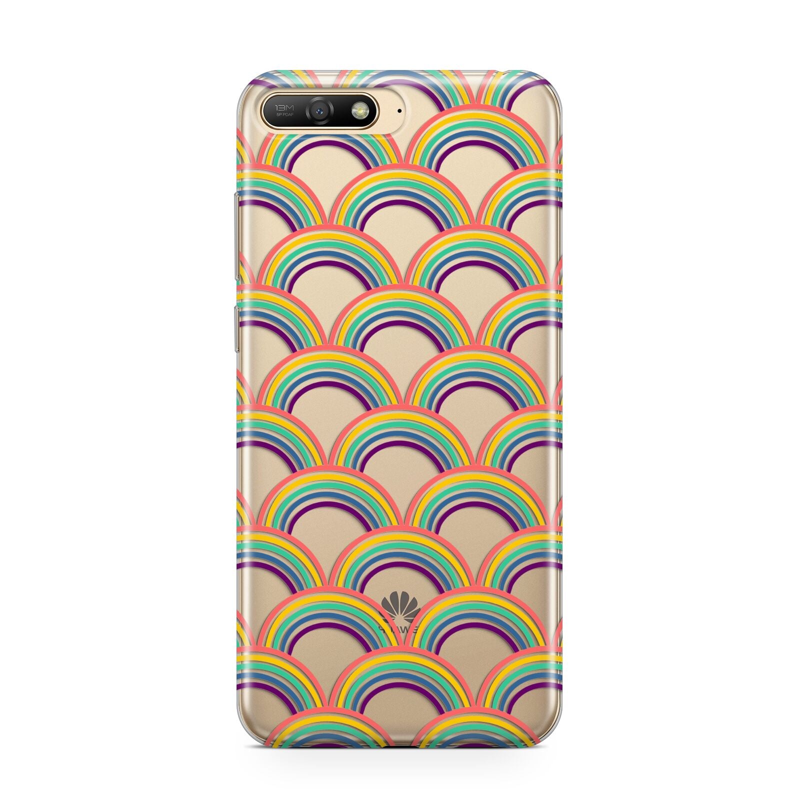 Rainbow Pattern Huawei Y6 2018