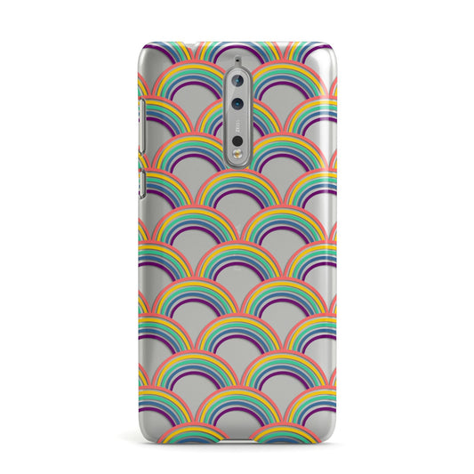 Rainbow Pattern Nokia Case