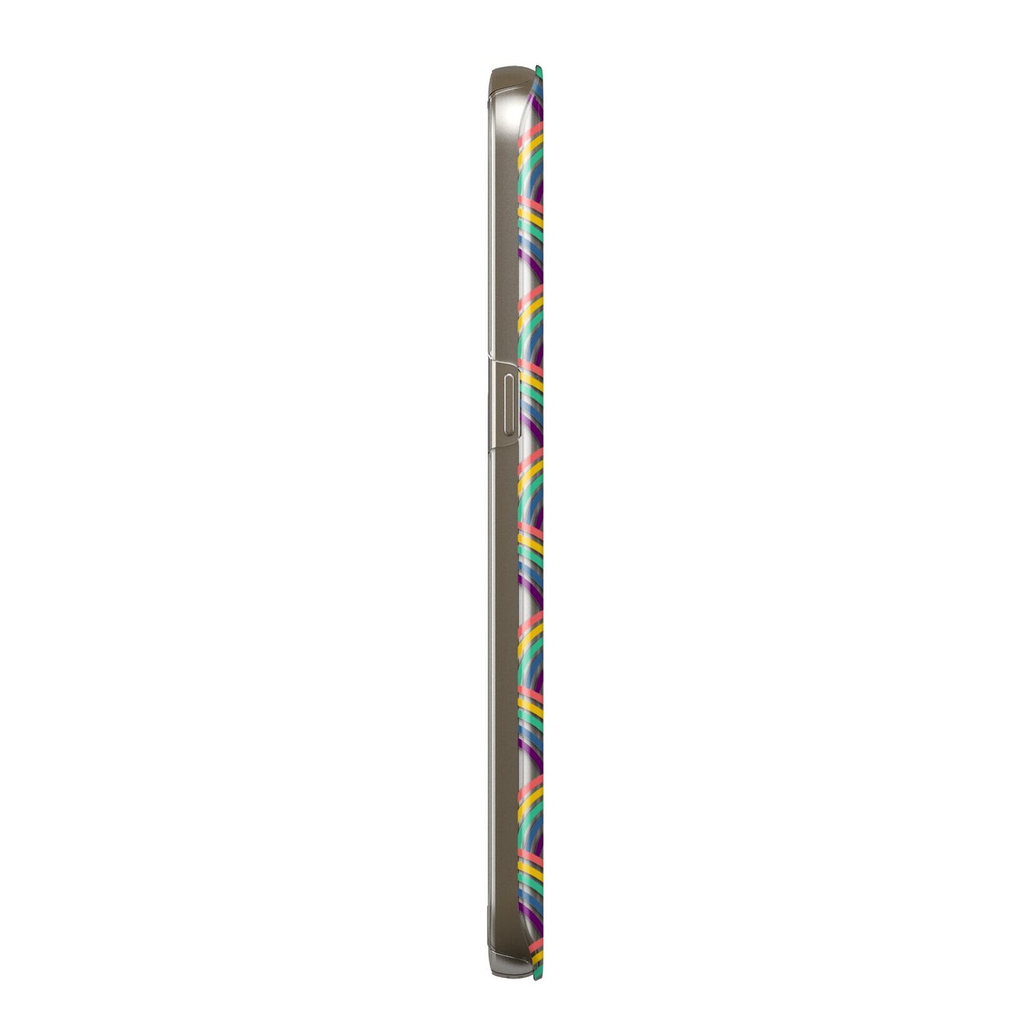 Rainbow Pattern Protective Samsung Galaxy Case Side Angle