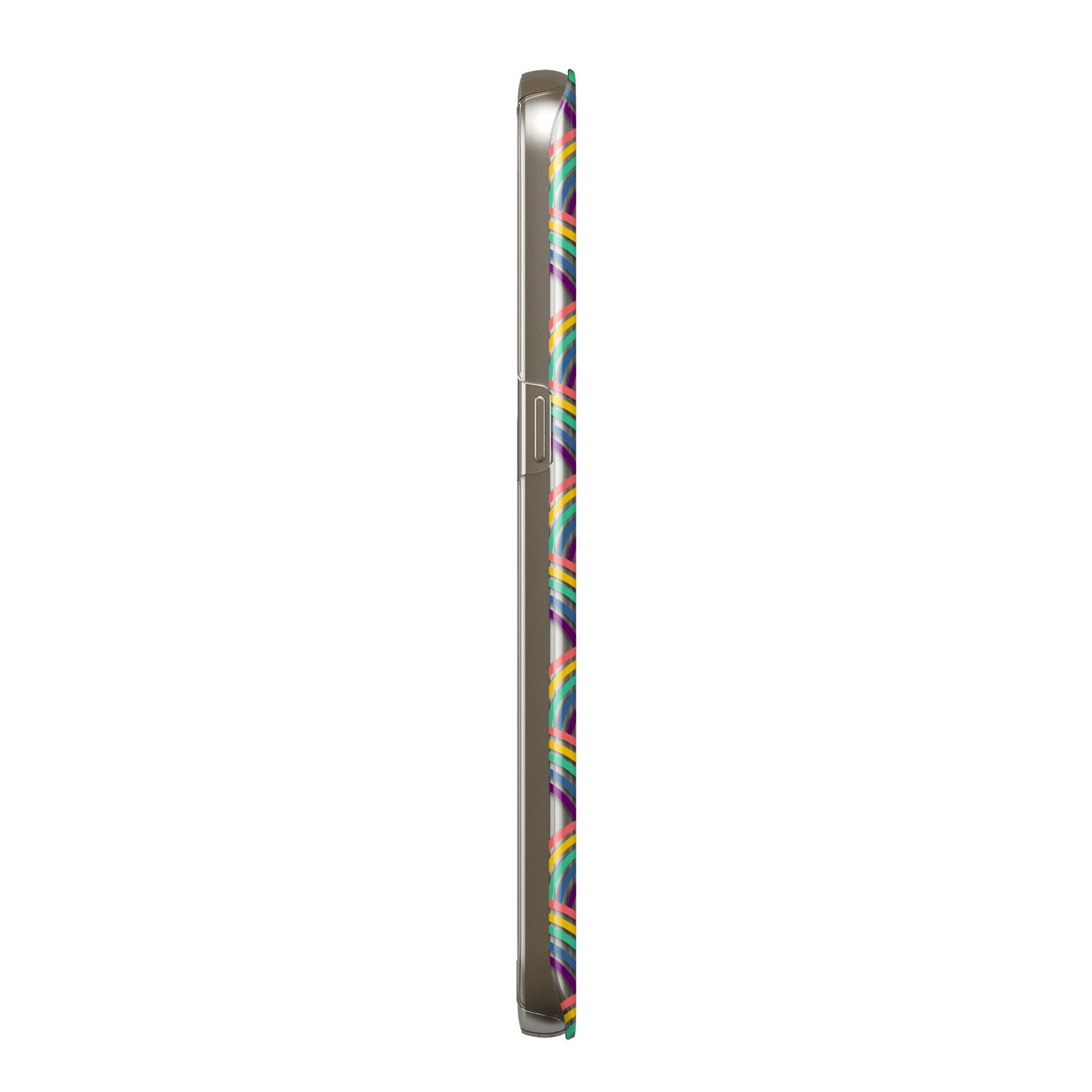 Rainbow Pattern Protective Samsung Galaxy Case Side Angle