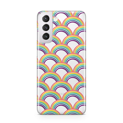 Rainbow Pattern Samsung S21 Case