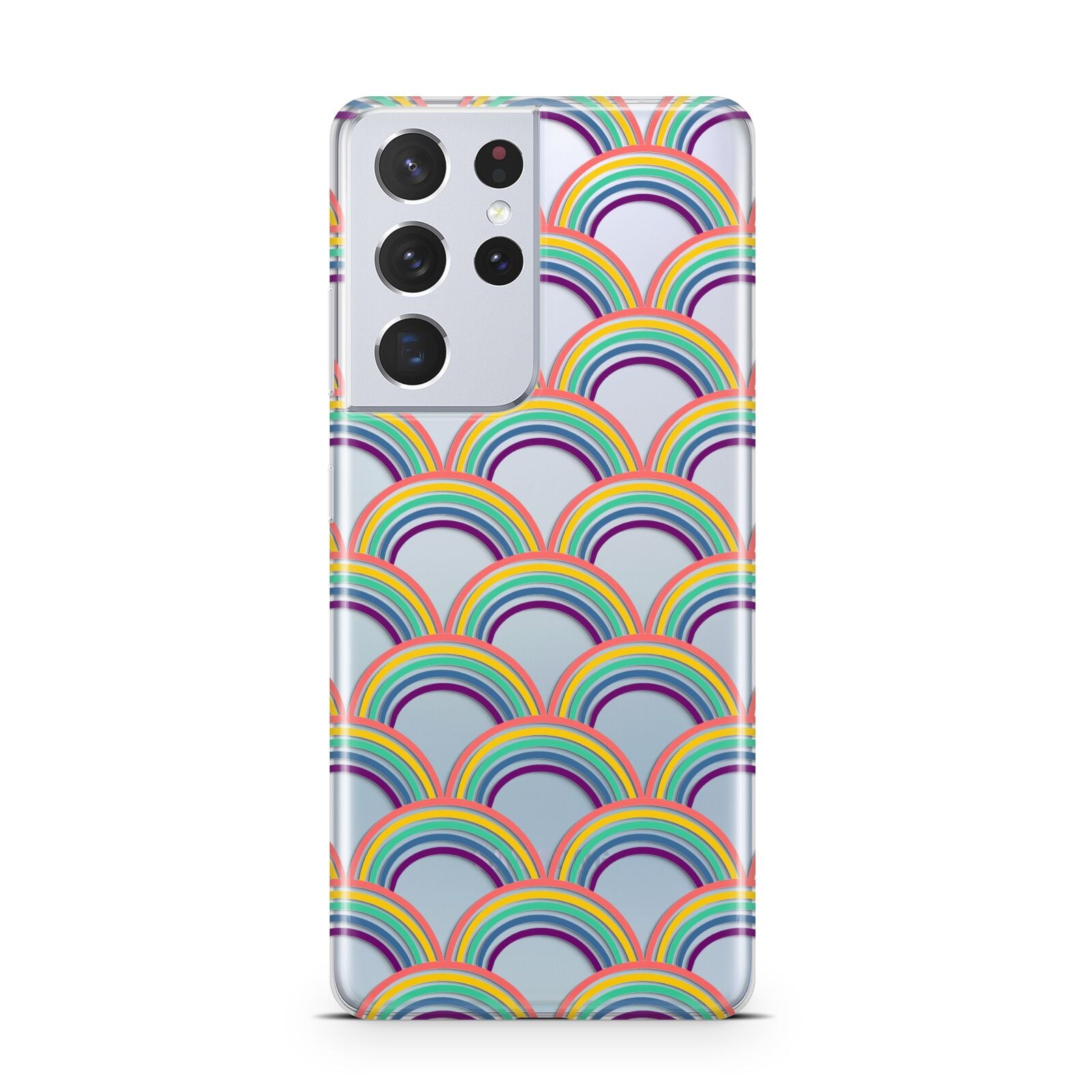 Rainbow Pattern Samsung S21 Ultra Case