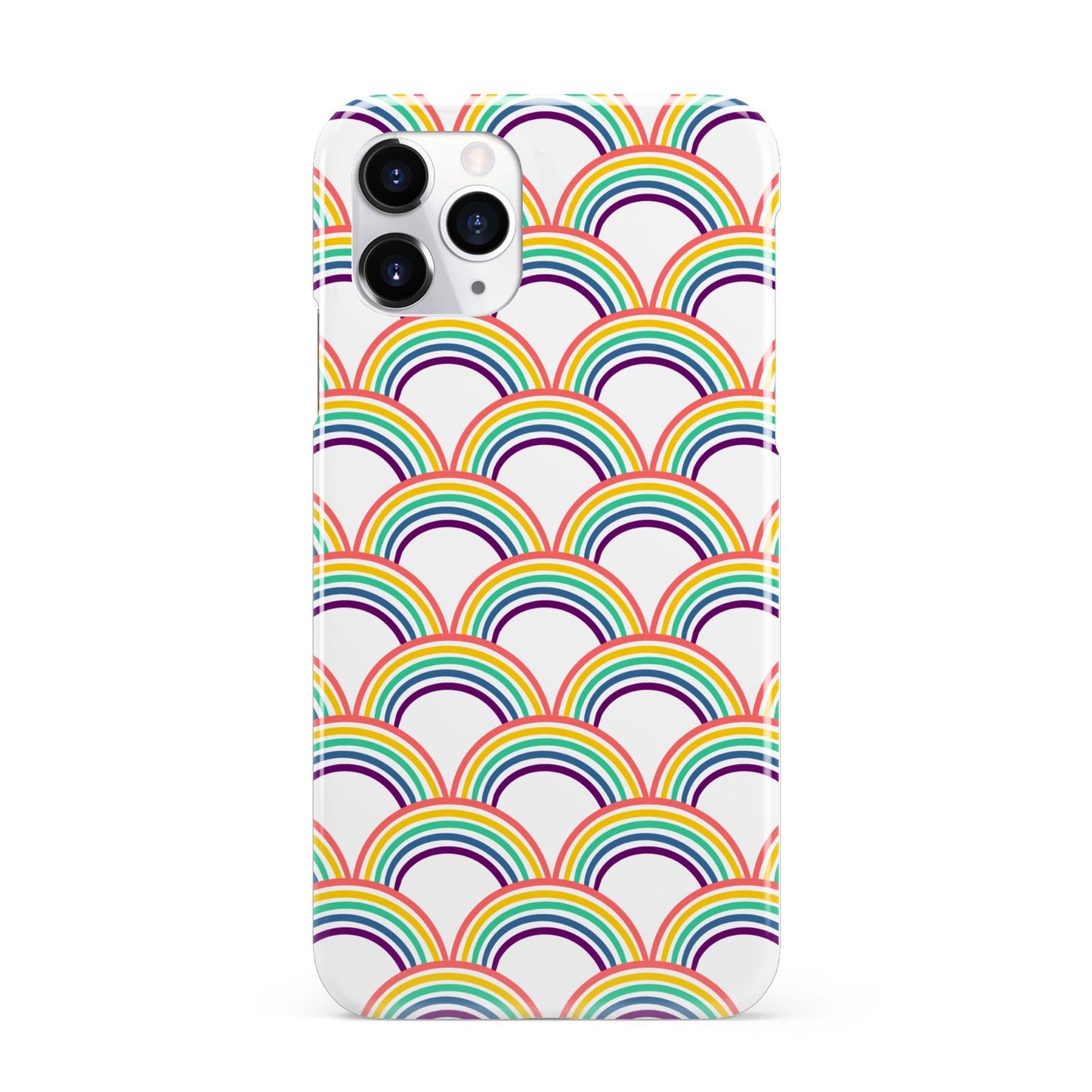 Rainbow Pattern iPhone 11 Pro 3D Snap Case