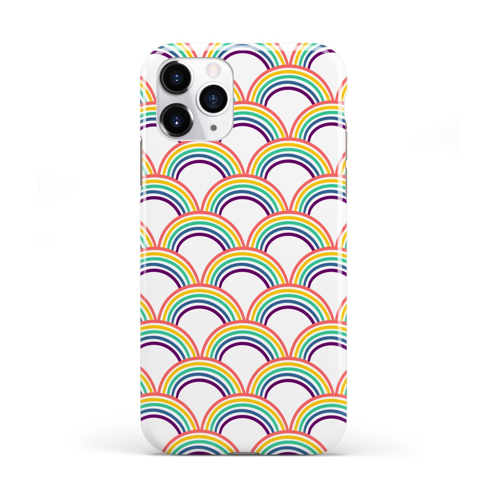 Rainbow Pattern iPhone 11 Pro 3D Tough Case