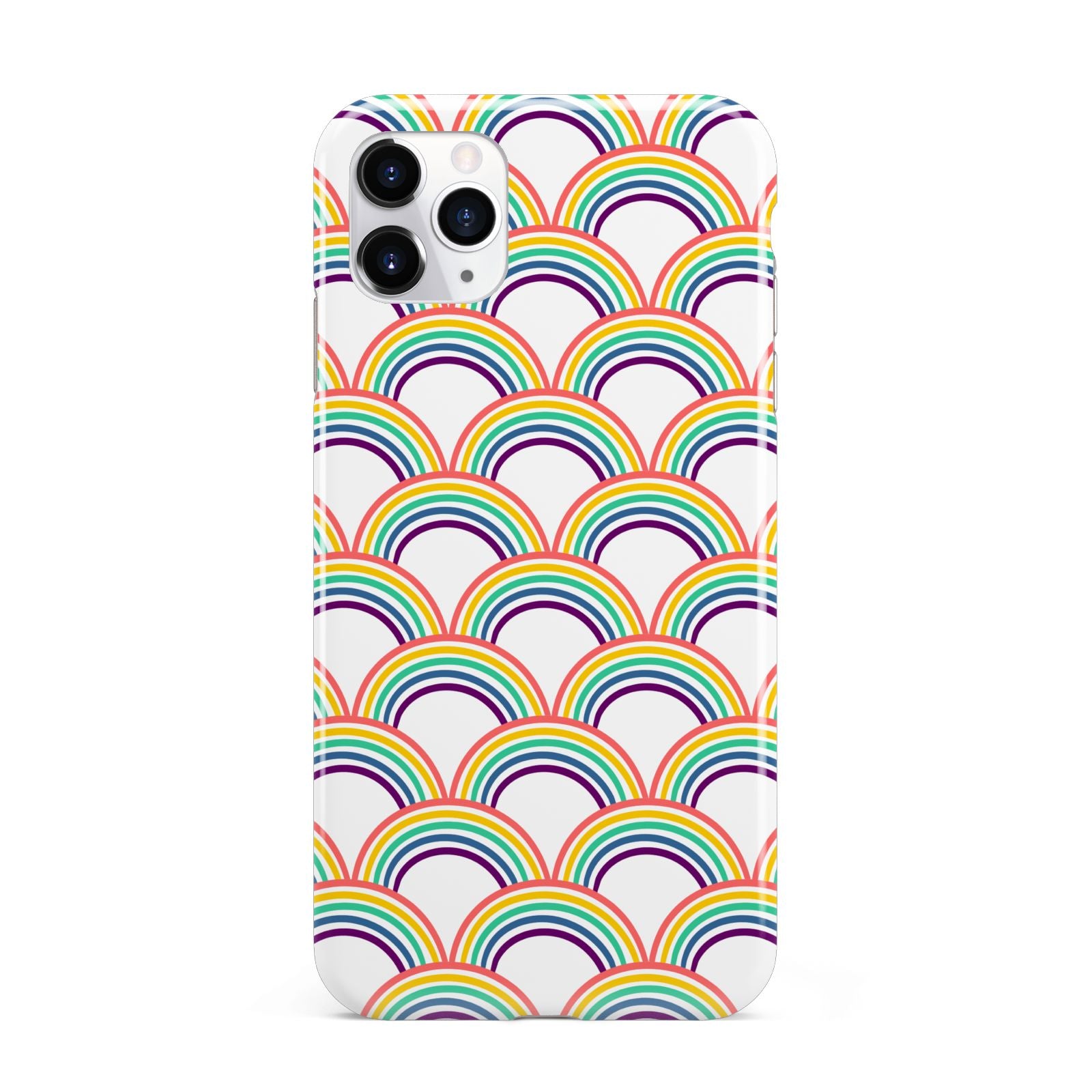 Rainbow Pattern iPhone 11 Pro Max 3D Tough Case