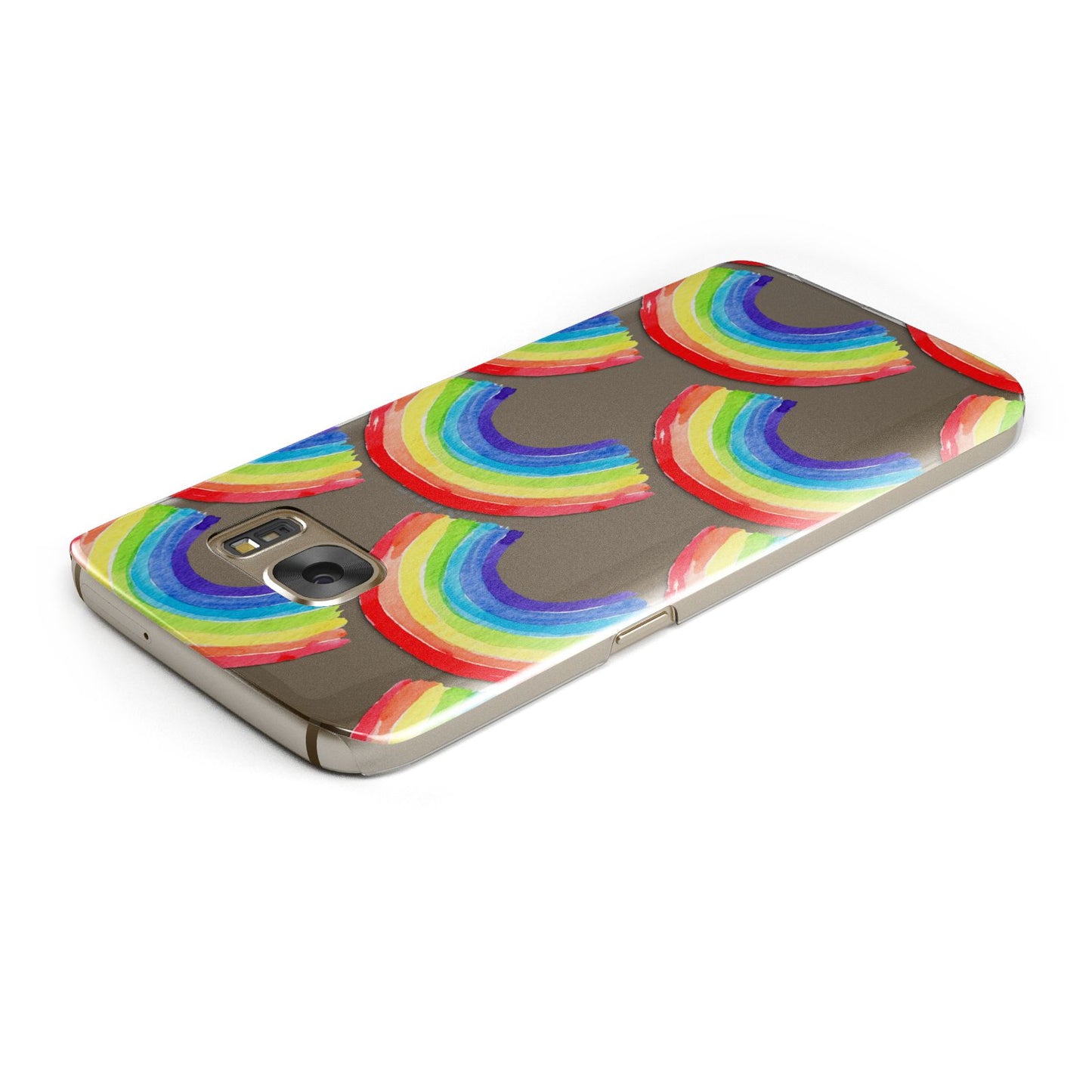 Rainbow Samsung Galaxy Case Top Cutout