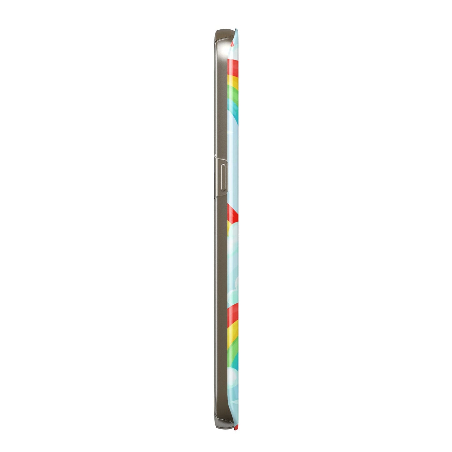 Rainbow Sky Protective Samsung Galaxy Case Side Angle