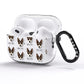 Rat Terrier Icon with Name AirPods Pro Glitter Case Side Image