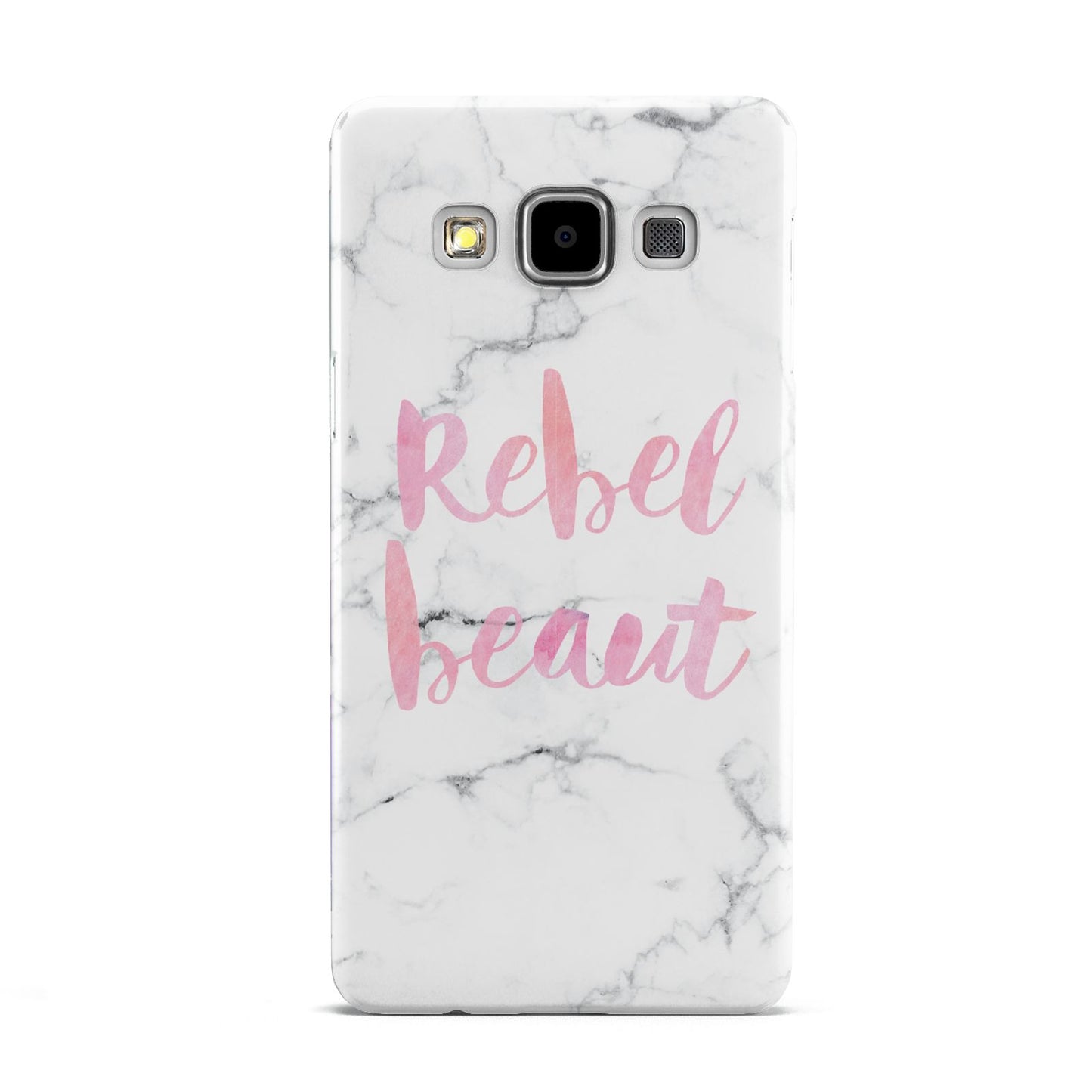 Rebel Heart Grey Marble Effect Samsung Galaxy A5 Case