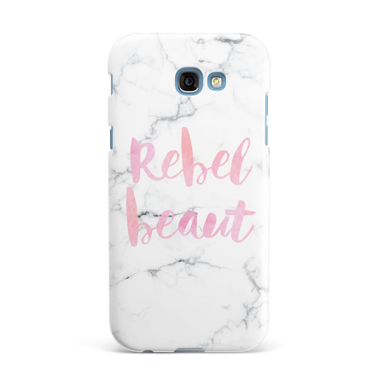 Rebel Heart Grey Marble Effect Samsung Galaxy A7 2017 Case