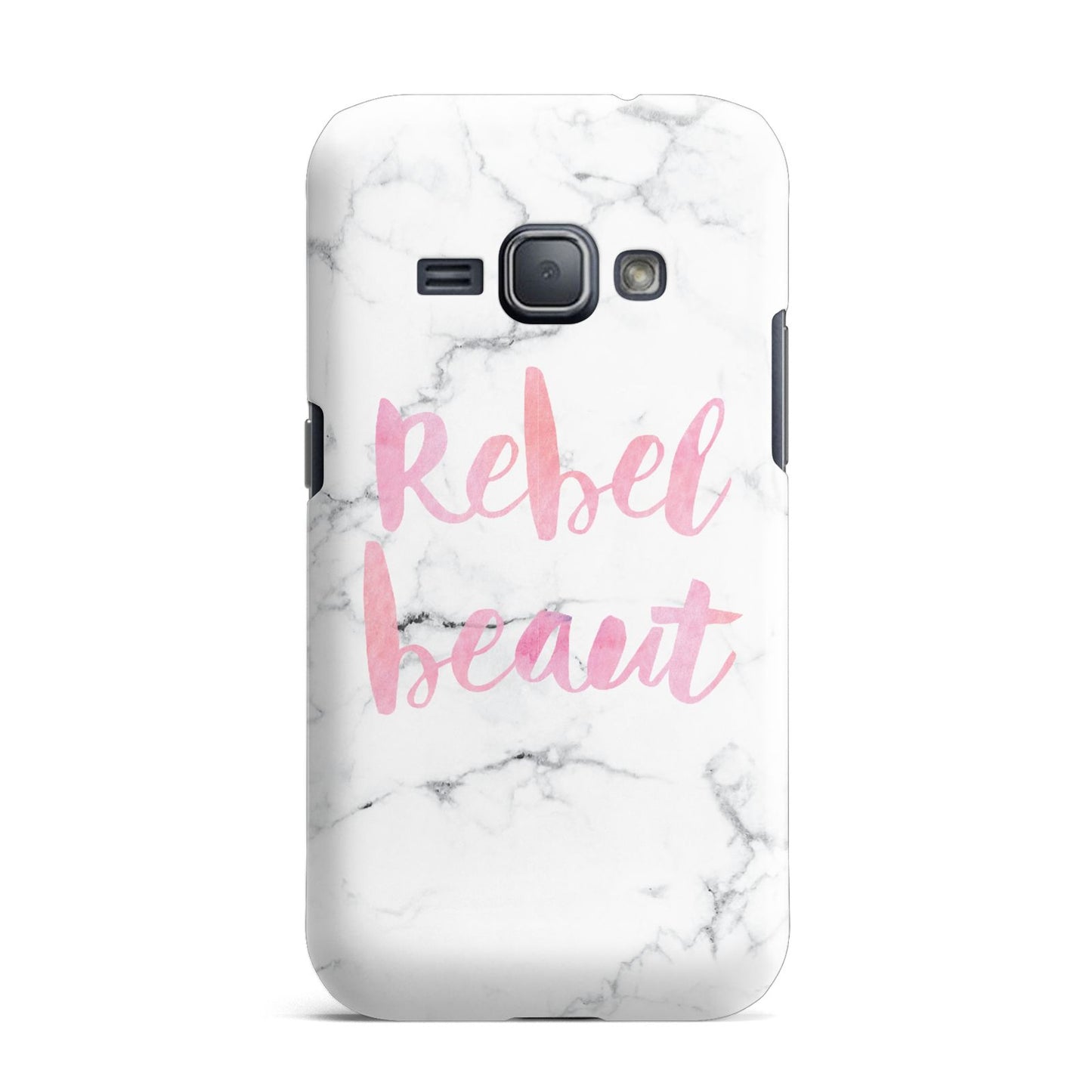 Rebel Heart Grey Marble Effect Samsung Galaxy J1 2016 Case