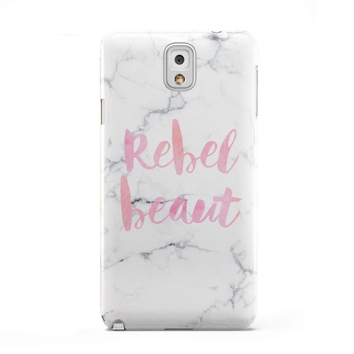 Rebel Heart Grey Marble Effect Samsung Galaxy Note 3 Case