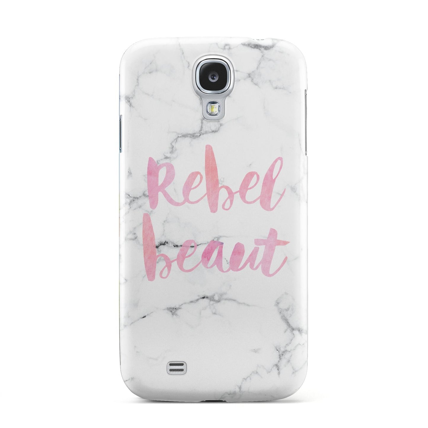 Rebel Heart Grey Marble Effect Samsung Galaxy S4 Case