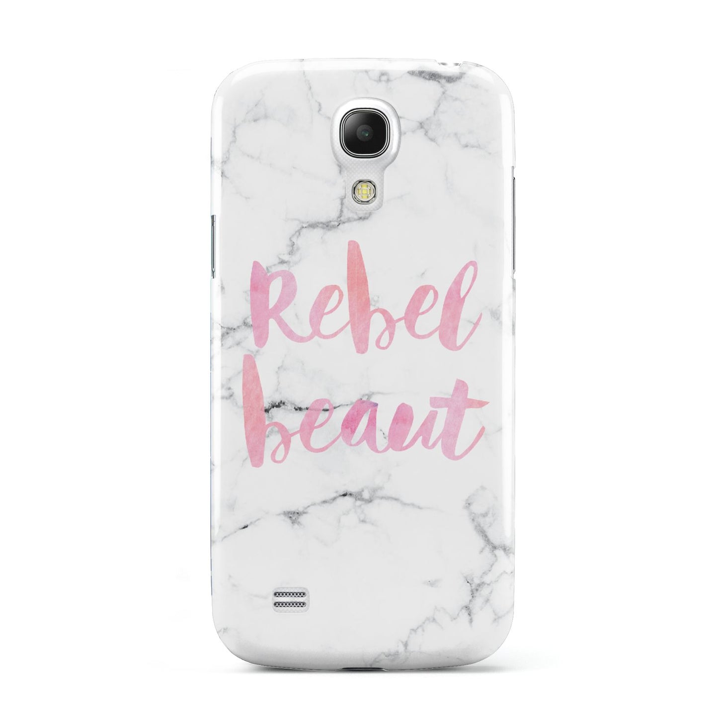 Rebel Heart Grey Marble Effect Samsung Galaxy S4 Mini Case