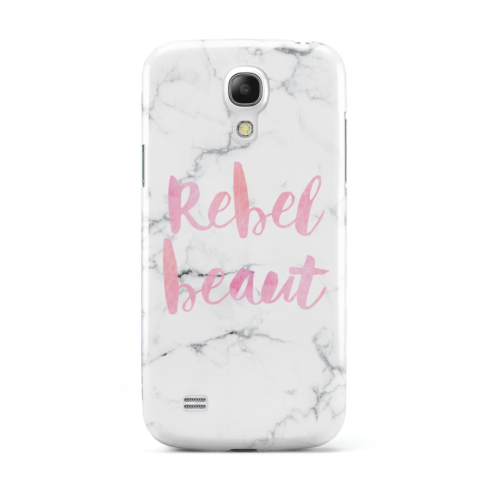 Rebel Heart Grey Marble Effect Samsung Galaxy S4 Mini Case