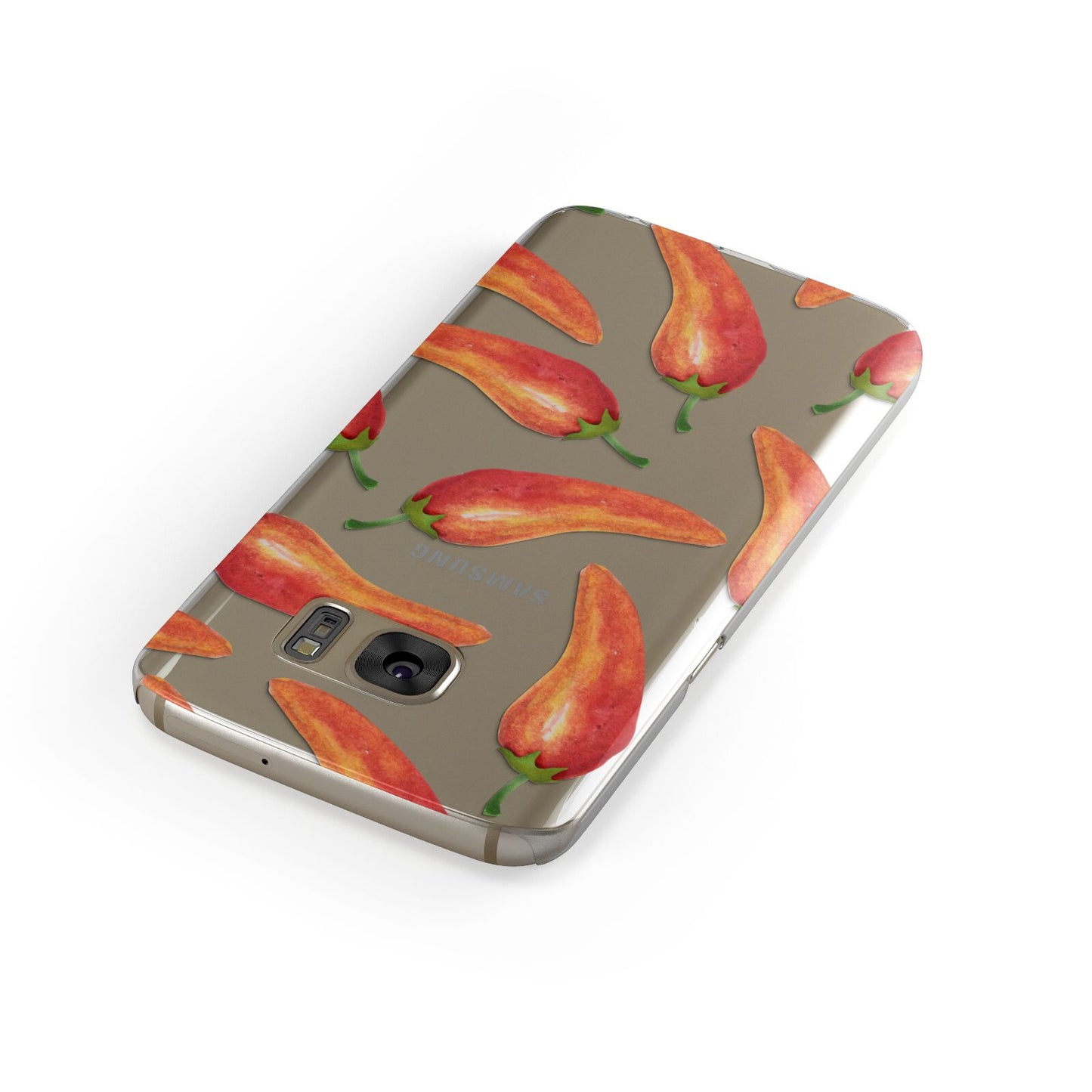 Red Chillies Samsung Galaxy Case Front Close Up