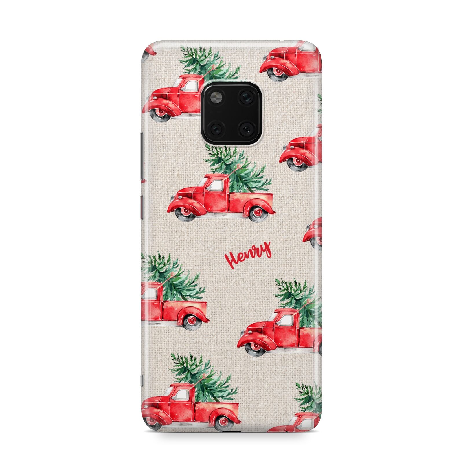 Red Christmas Truck Personalised Huawei Mate 20 Pro Phone Case