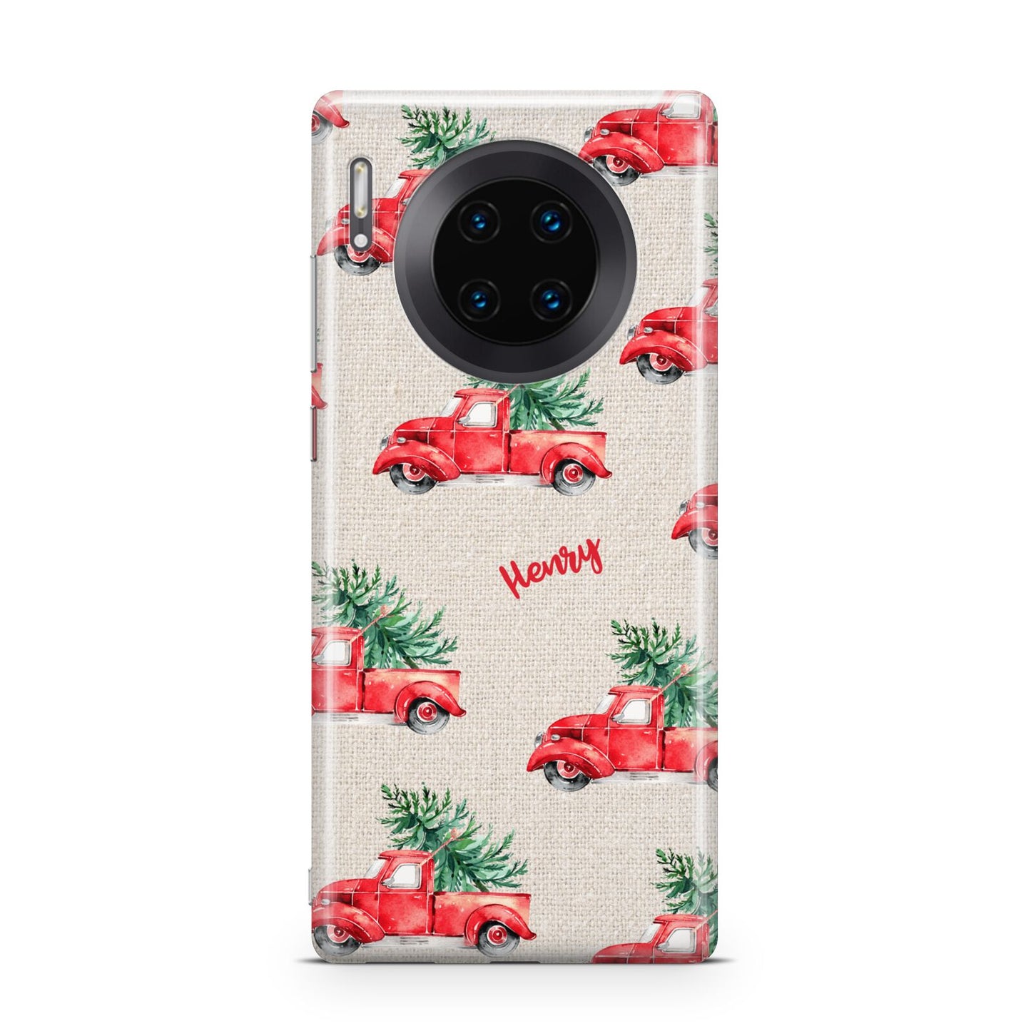 Red Christmas Truck Personalised Huawei Mate 30 Pro Phone Case