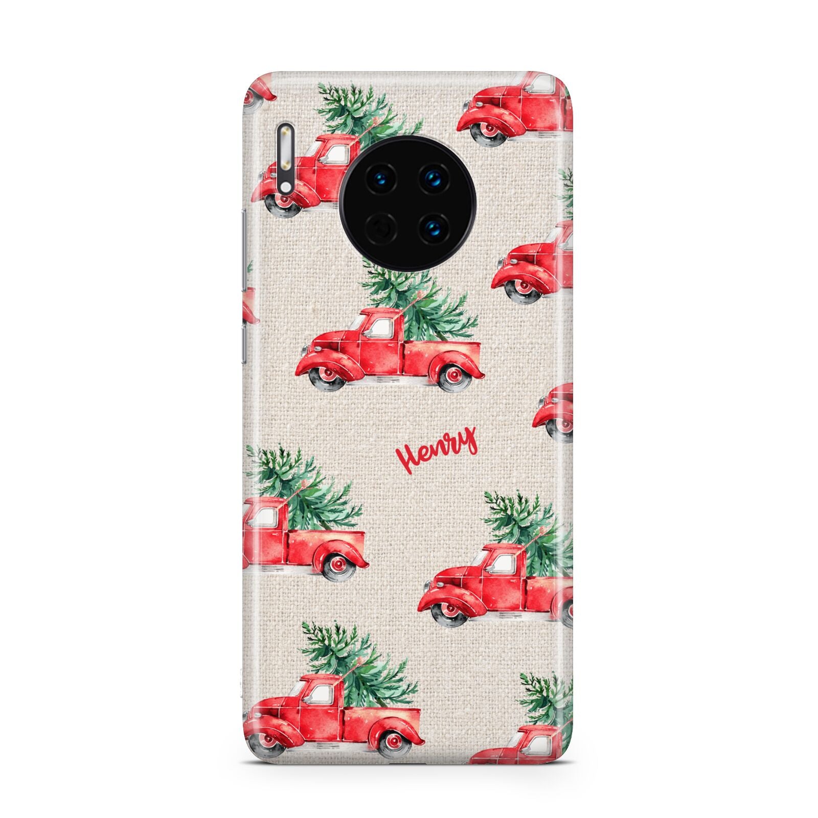 Red Christmas Truck Personalised Huawei Mate 30