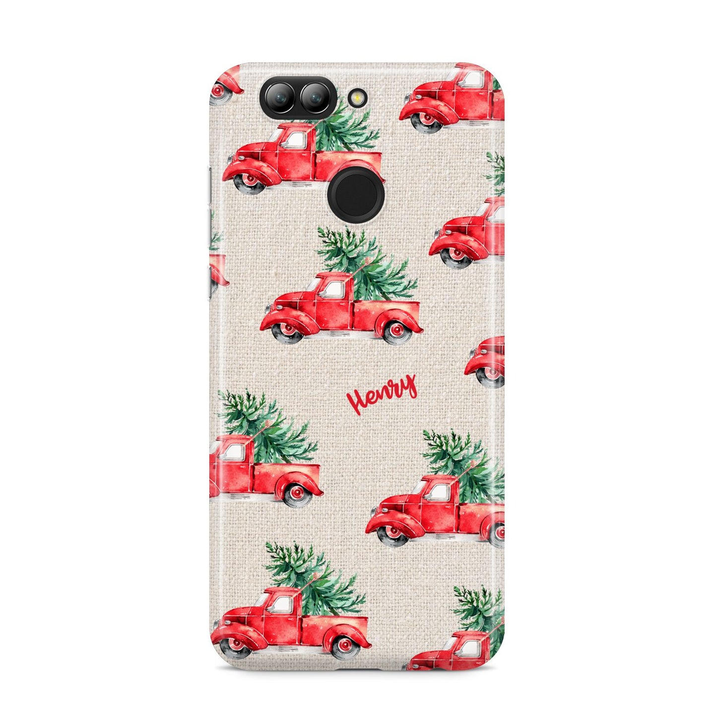 Red Christmas Truck Personalised Huawei Nova 2s Phone Case