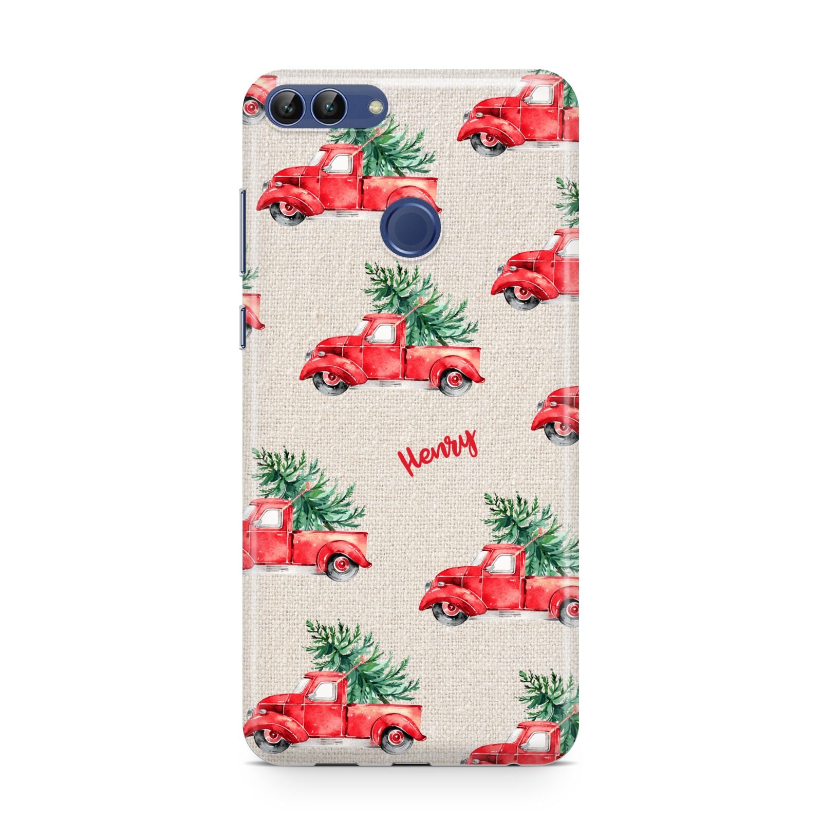 Red Christmas Truck Personalised Huawei P Smart Case