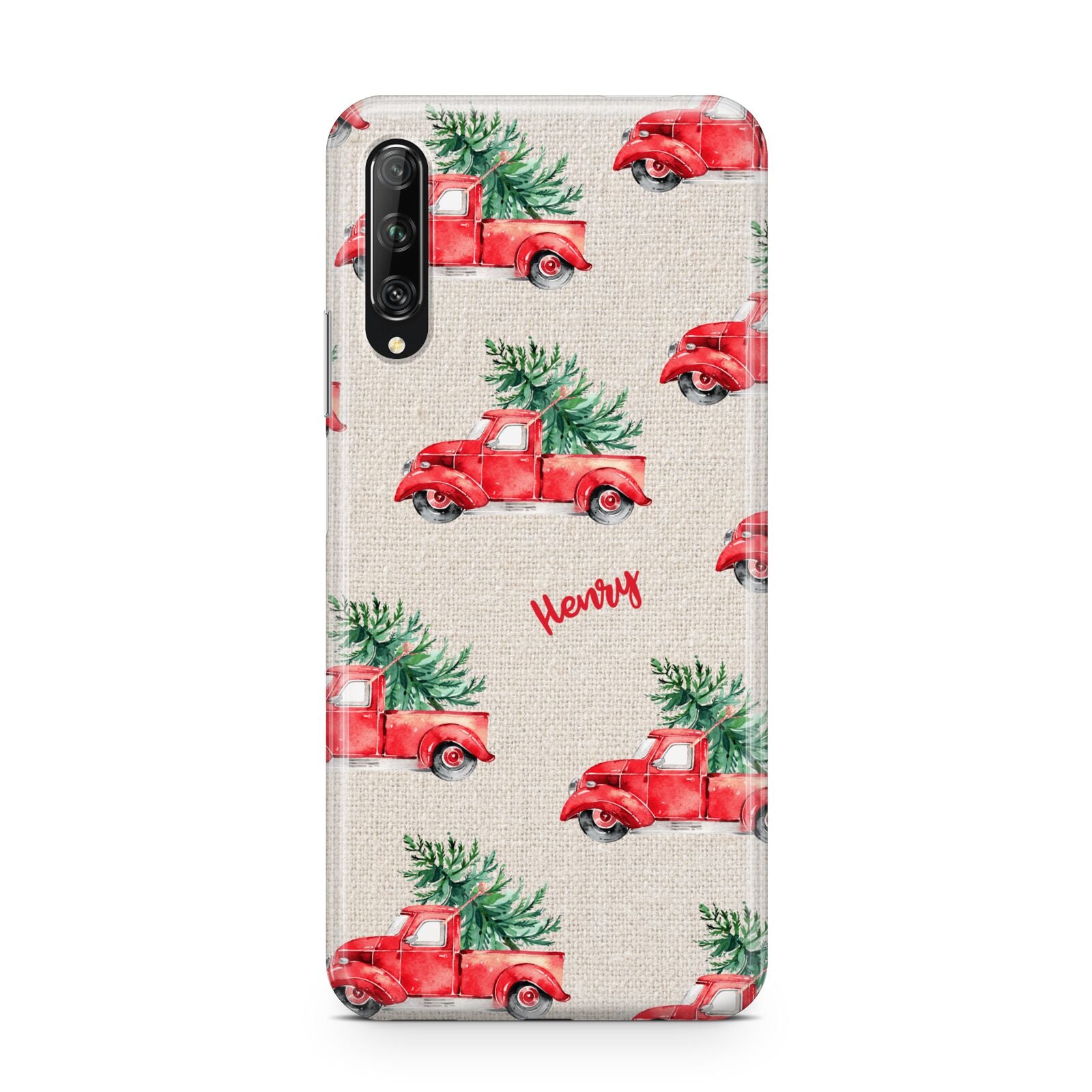 Red Christmas Truck Personalised Huawei P Smart Pro 2019