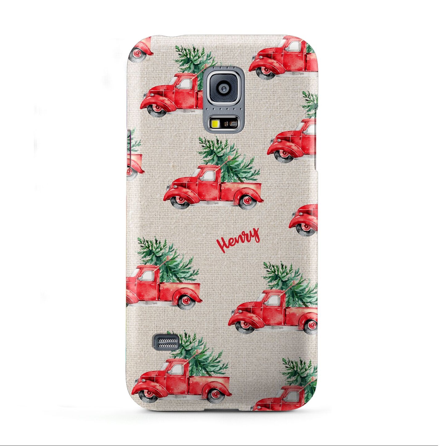 Red Christmas Truck Personalised Samsung Galaxy S5 Mini Case