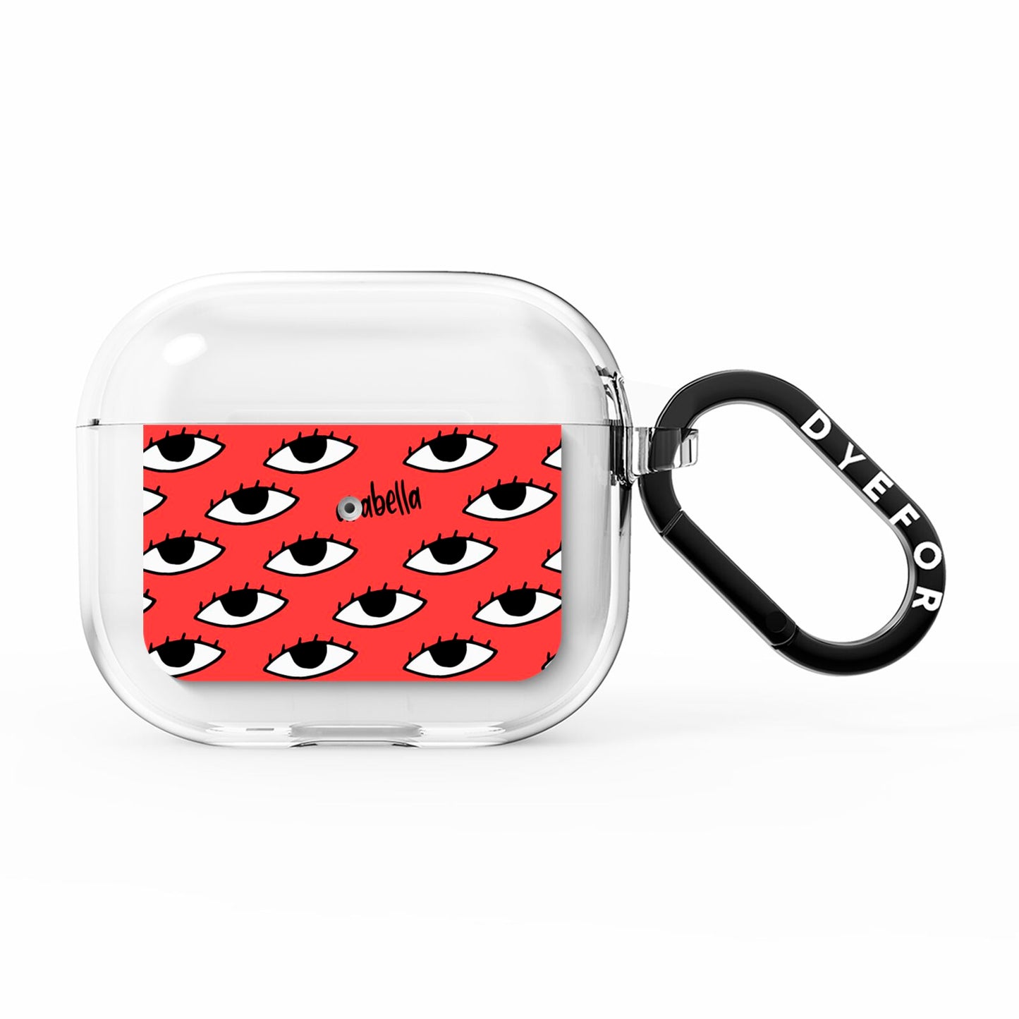 Red Eyes Custom AirPods Clear Case 3rd Gen