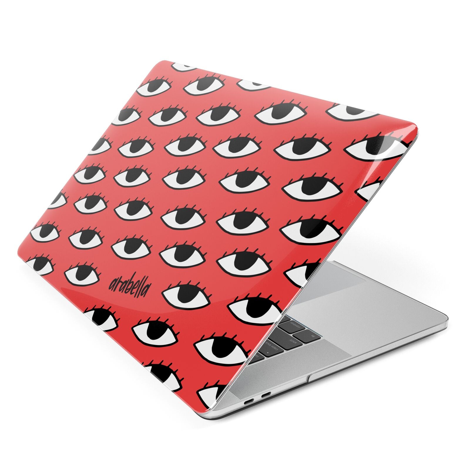 Red Eyes Custom Apple MacBook Case Side View