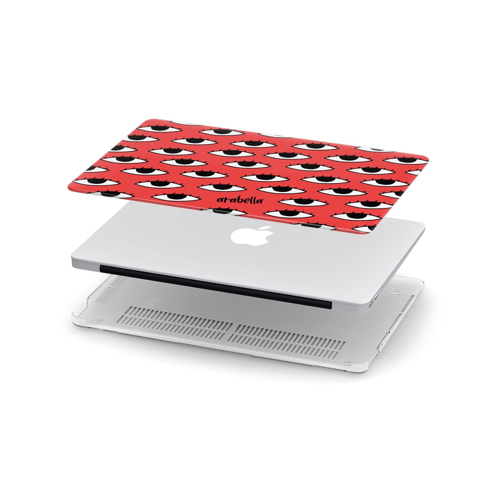 Red Eyes Custom Apple MacBook Case in Detail