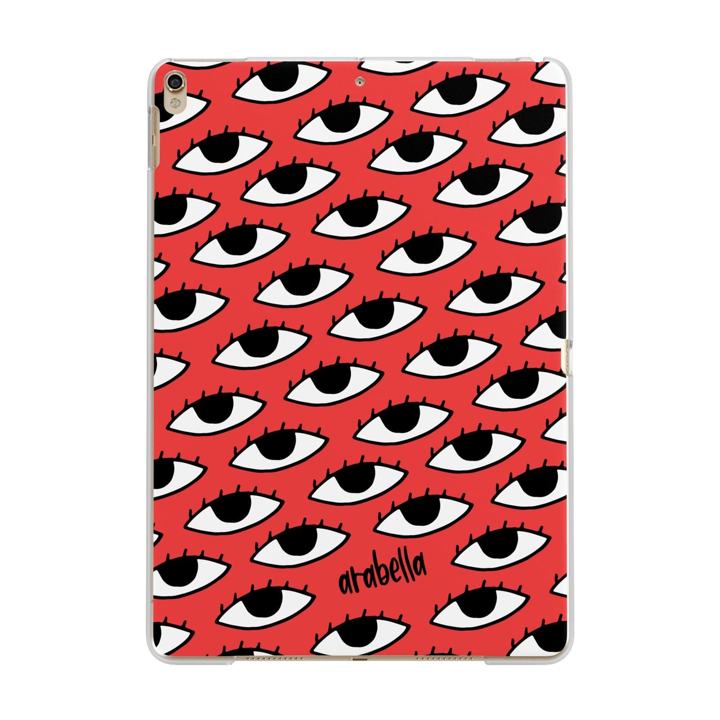 Red Eyes Custom Apple iPad Gold Case