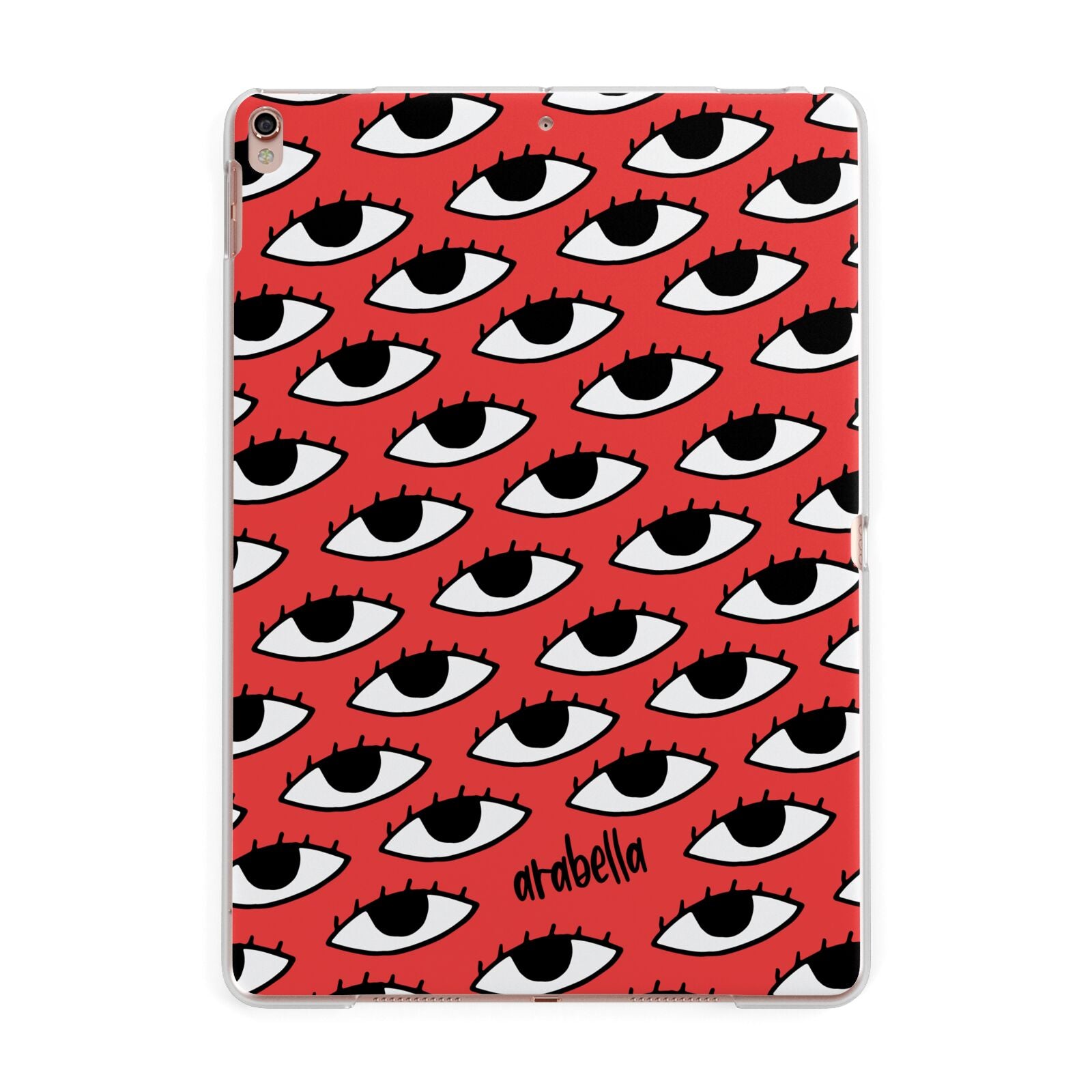 Red Eyes Custom Apple iPad Rose Gold Case