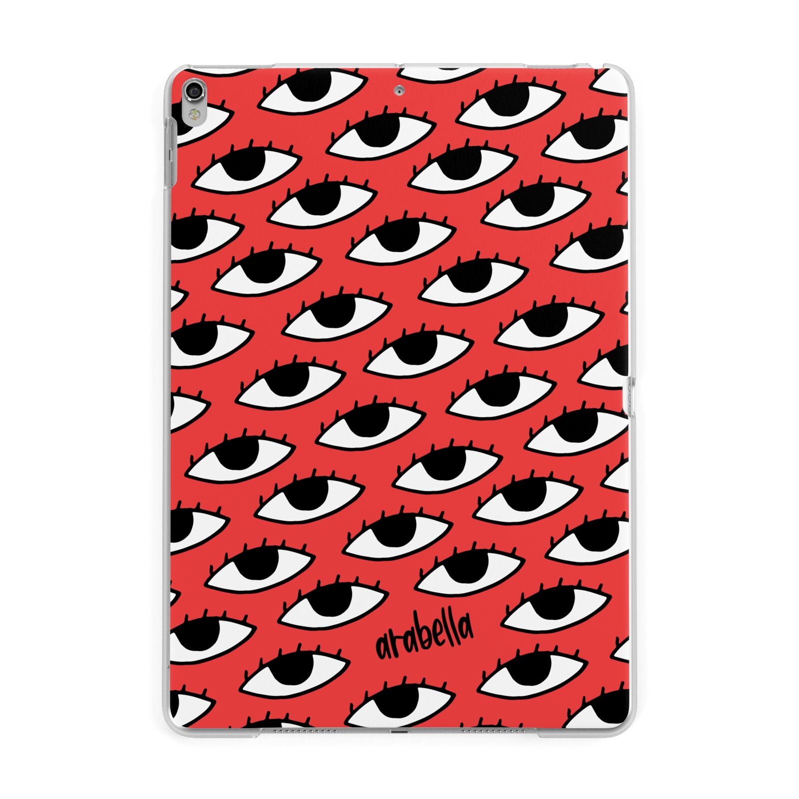 Red Eyes Custom Apple iPad Silver Case