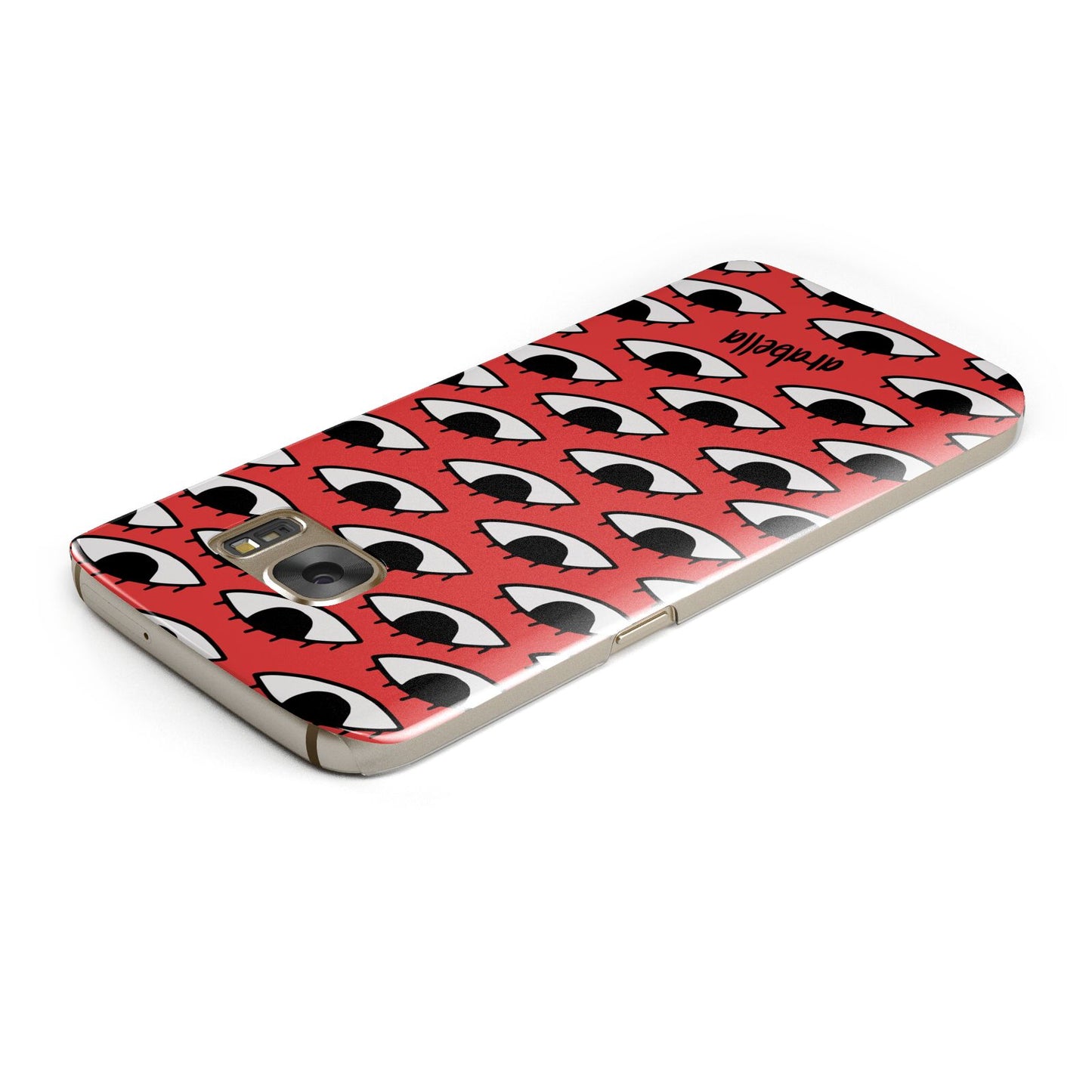 Red Eyes Custom Samsung Galaxy Case Top Cutout