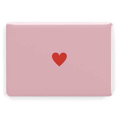 Red Heart Apple MacBook Case