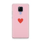 Red Heart Huawei Mate 20X Phone Case