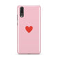 Red Heart Huawei P20 Phone Case
