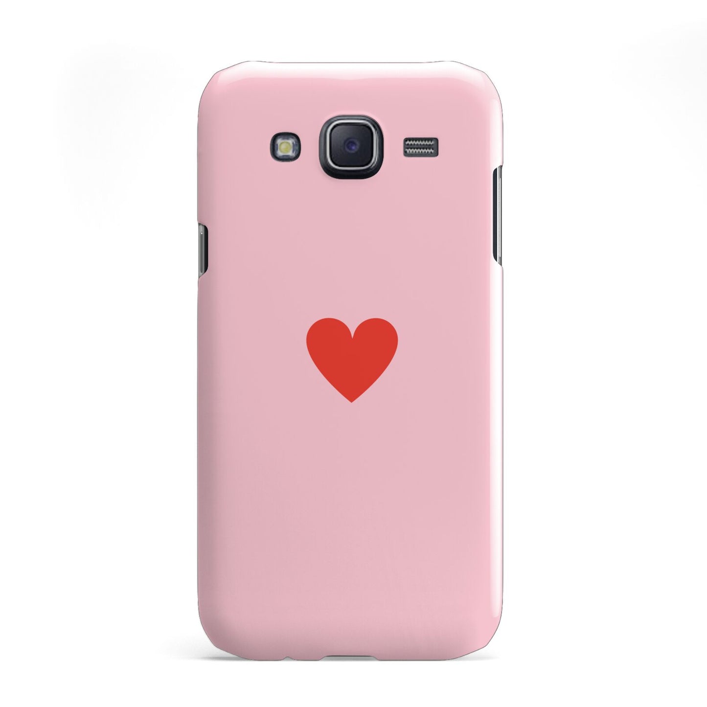 Red Heart Samsung Galaxy J5 Case