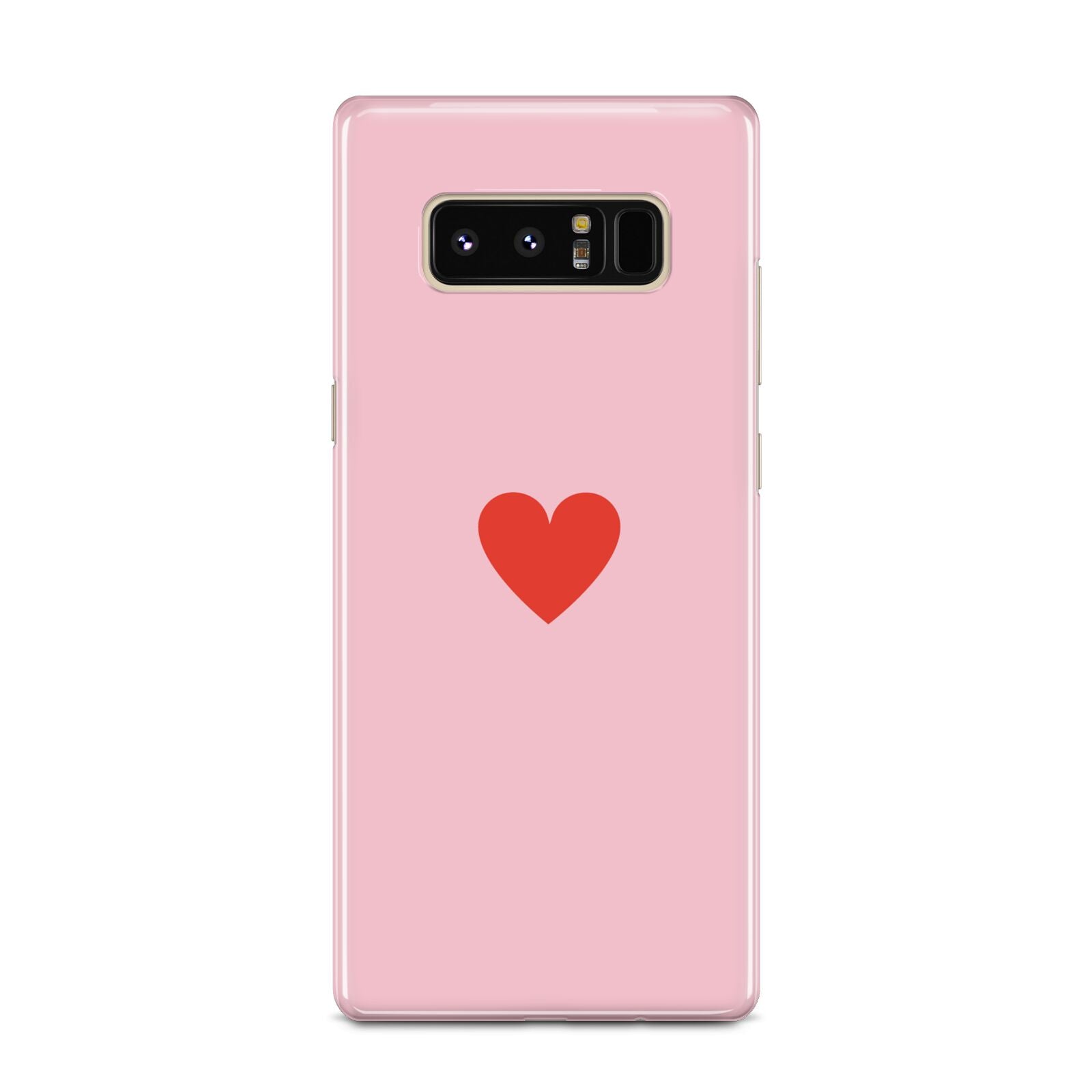 Red Heart Samsung Galaxy Note 8 Case